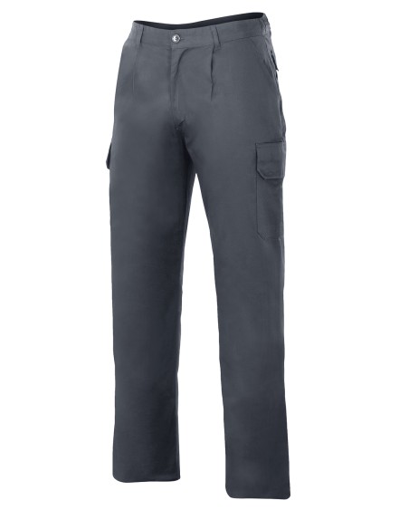 PANTALON MULTIBOLSILLO  ACOLCHADO. GRIS TALLA S-3XL